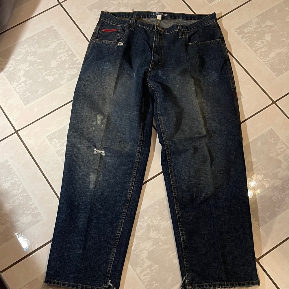 U.S. Polo Assn. Men's Relaxed Jeans - Dark Blue